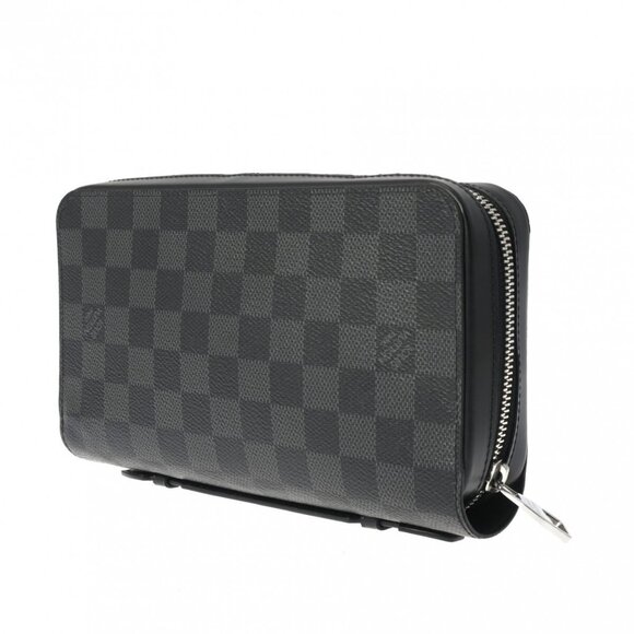 LOUIS VUITTON Damier Grafitte Black / grey N41503 Long wallet 800000126603000 - Picture 2 of 9